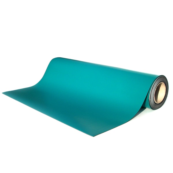 24" x 50' x .080", Green, Rubber Table Mat, Roll